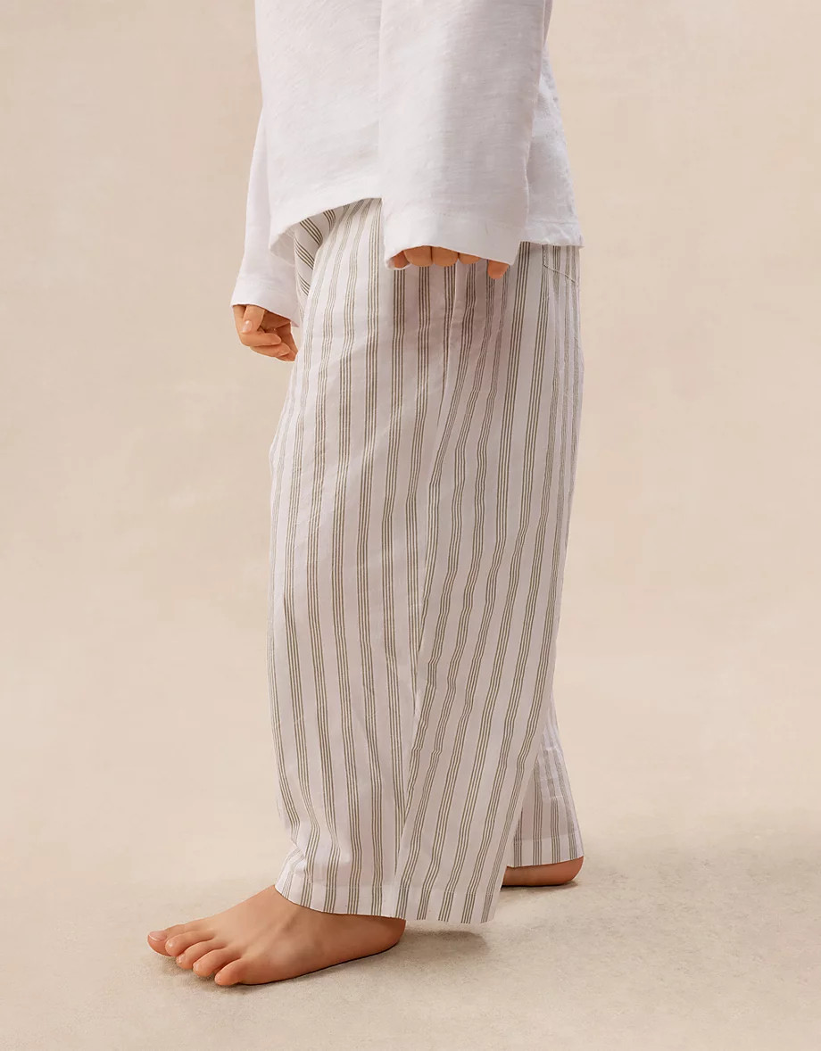 Organic Cotton Blend Relaxed Fit Tractor & Stripe Pyjamas | Boys' N... | The White Company UK & ROW