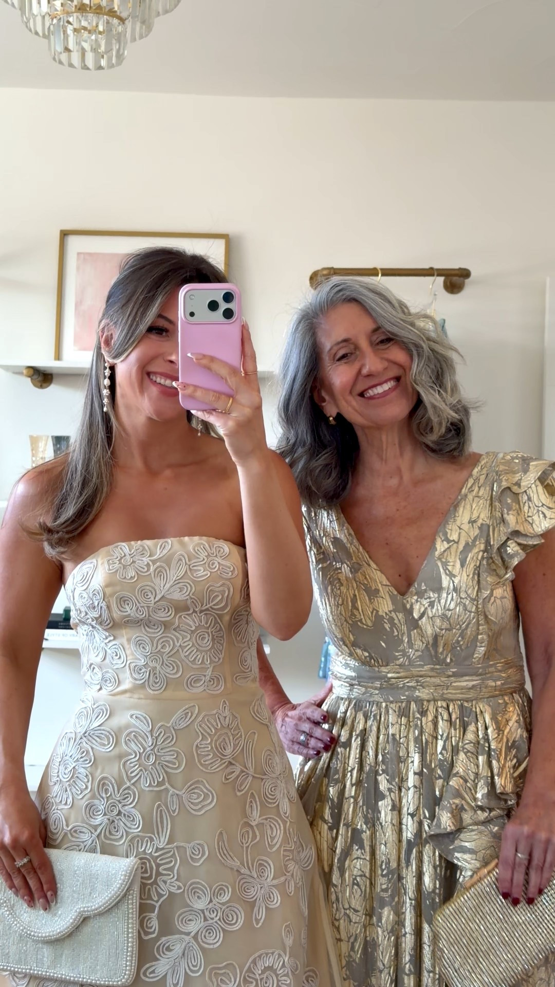 Mom and me wedding guest and formal event dresses yellow floral midi and gold metallic gown 

Vici code: emerson30

I sized down to a 0
Mom wears a medium/6

Wedding guest
Formal event
Black tie
Spring event
Floral
Special occasion
Mother of the bride 


#LTKSeasonal #LTKWedding #LTKootd