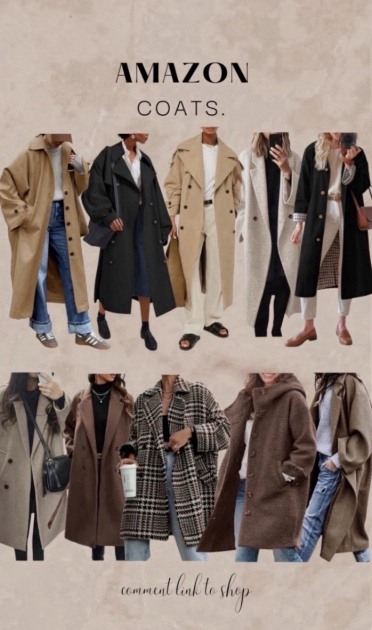 i've done the work for you and put together all the trending styles for fall / winter 2025/26

not to call personal favorites but the plaid lining in the trench coat is too beautiful 🍂🤤 

oversized, cozy, warm.. here you go.  enjoy shopping !

#outerwear #longcoat #oversizedcoat #coats #amazoncoats