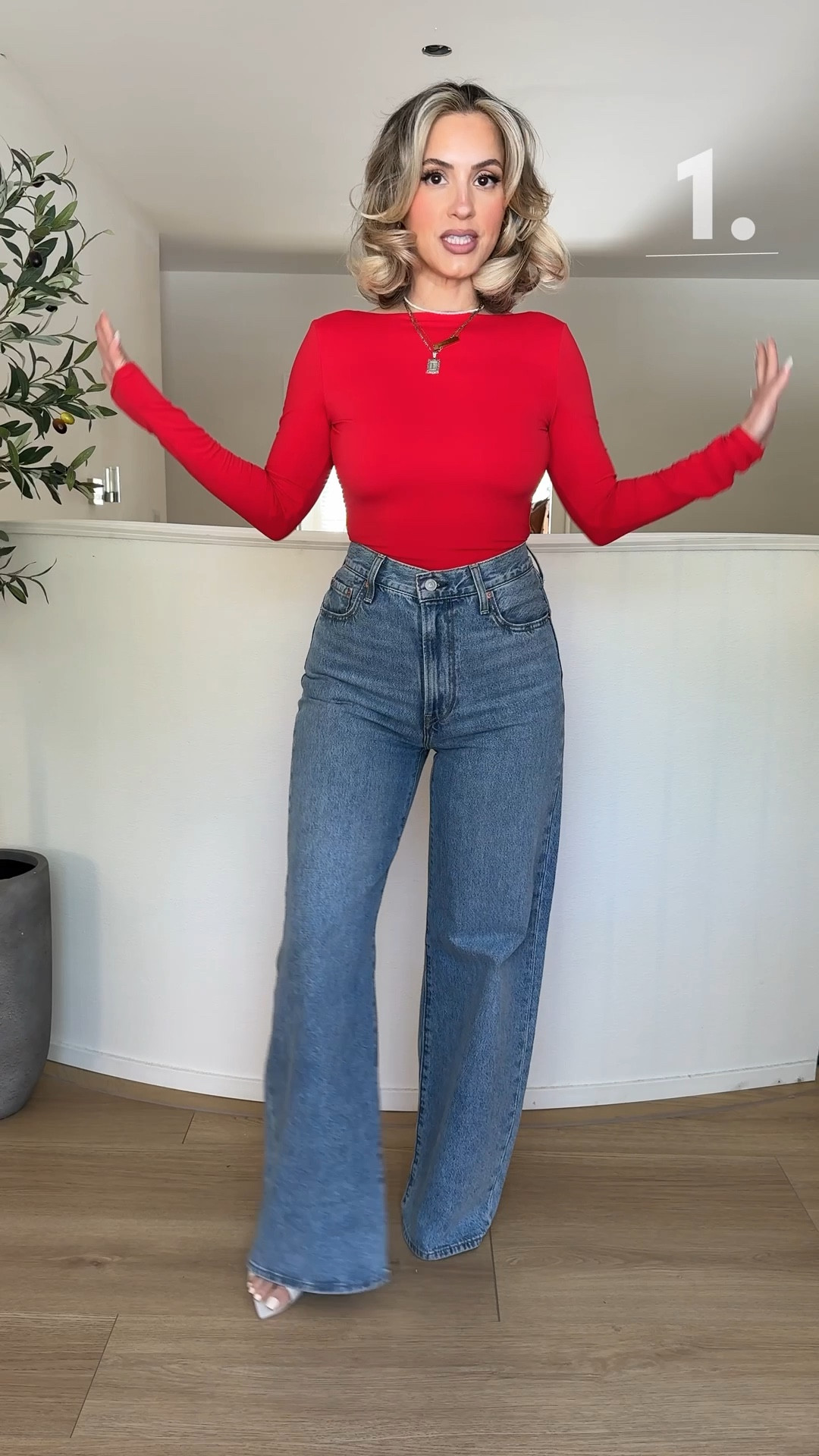 Let's breakdown my favorite @levis styles that are curvy & petite-friendly 👏🏼

1. Ribcage wide leg in the colors Rosie Posie and Far and wide | SIZE 27 TTS 
2. Ribcage straight ankle in the color dance around size 27 
3. 501 curve in the color cold summer size 27 
4. 94 baggy Levi's in the color medium wash | go up a size if you want oversized! I'm wearing size 28 
5. Levi's 318 in the color Clever girl | excellent stretch 


Follow my LTK @ImLola on the @shop.LTK app to view this post and get my exclusive app-only content!

#liketkit #LTKFindsUnder100 #LTKPetite #LTKootd
@shop.ltk
https://liketk.it/5LyPw

#LTKPetite #LTKFindsUnder50 #LTKootd