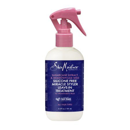 SheaMoisture Leave-In Treatment for All Hair Sugarcane Extract Silicone-Free Conditioner 3.4 oz | Walmart (US)