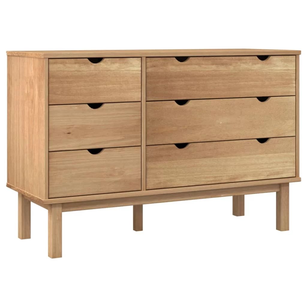 Anself Drawer Cabinet OTTA 44.7"x15.6"x28.7" Solid Wood Pine - Walmart.com | Walmart (US)