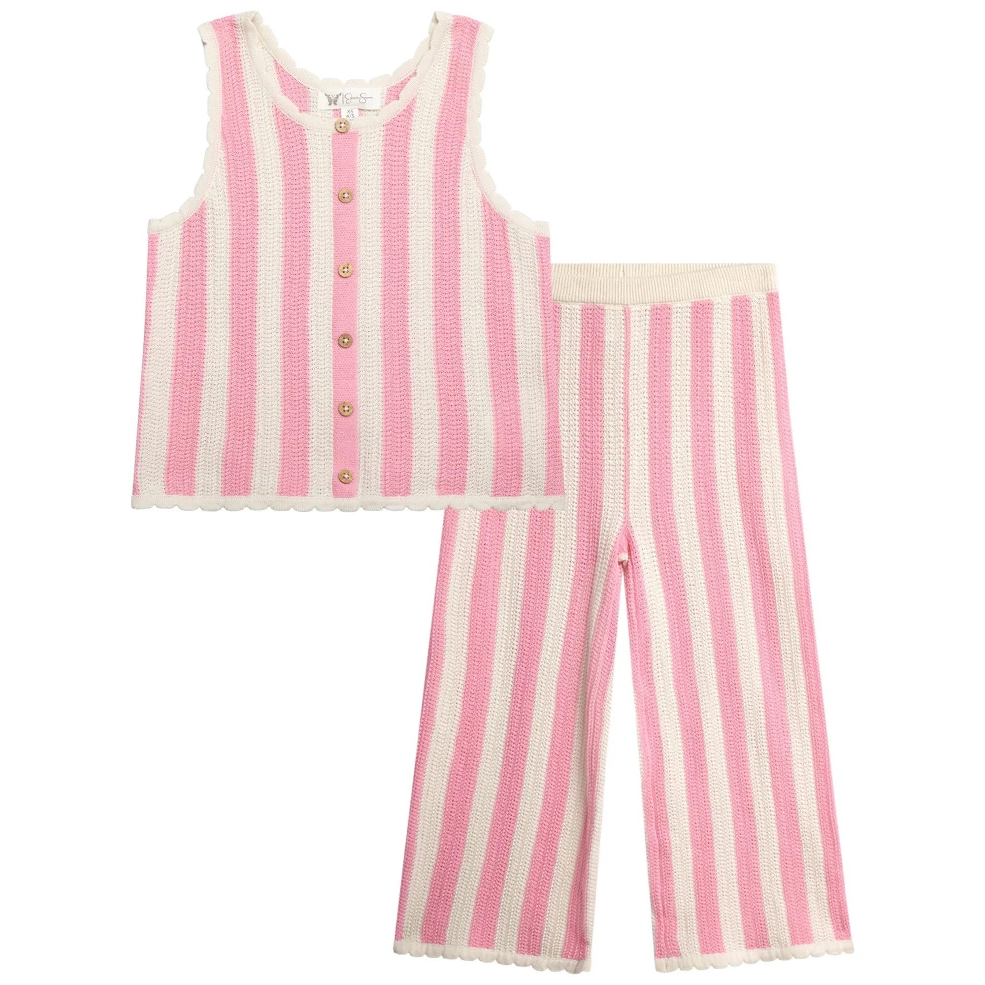 Jessica Simpson Girls' Crochet Pant Set, Sizes 4-16 | Walmart (US)