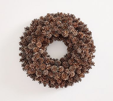 Glitter Pinecone Wreath | Pottery Barn (US)