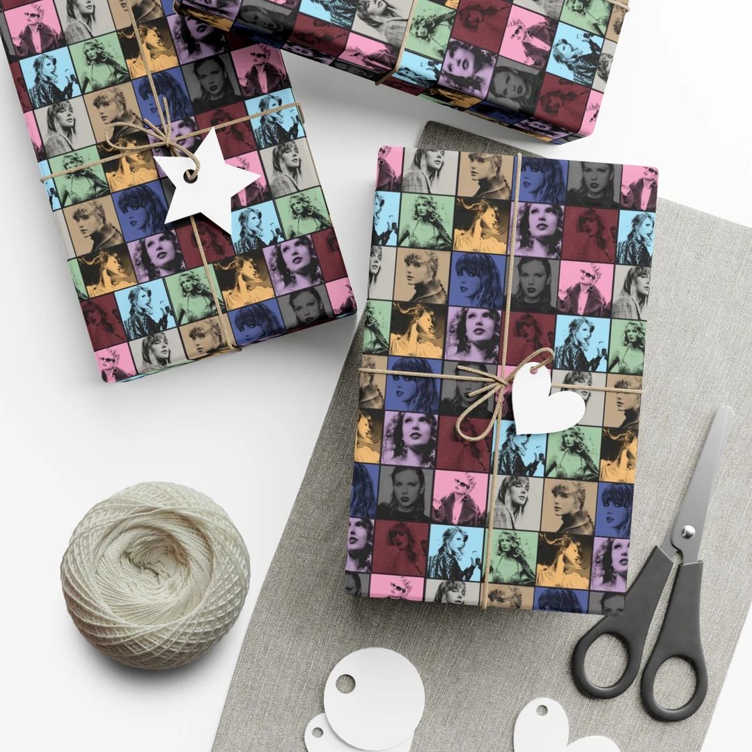 ERAS Tour Wrapping Paper Taylor Swift Inspired Wrapping - Etsy | Etsy (US)