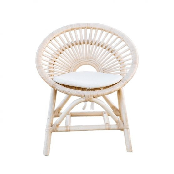 Ellie & Becks Co. Rainbow Rattan Kids Chair | The Tot