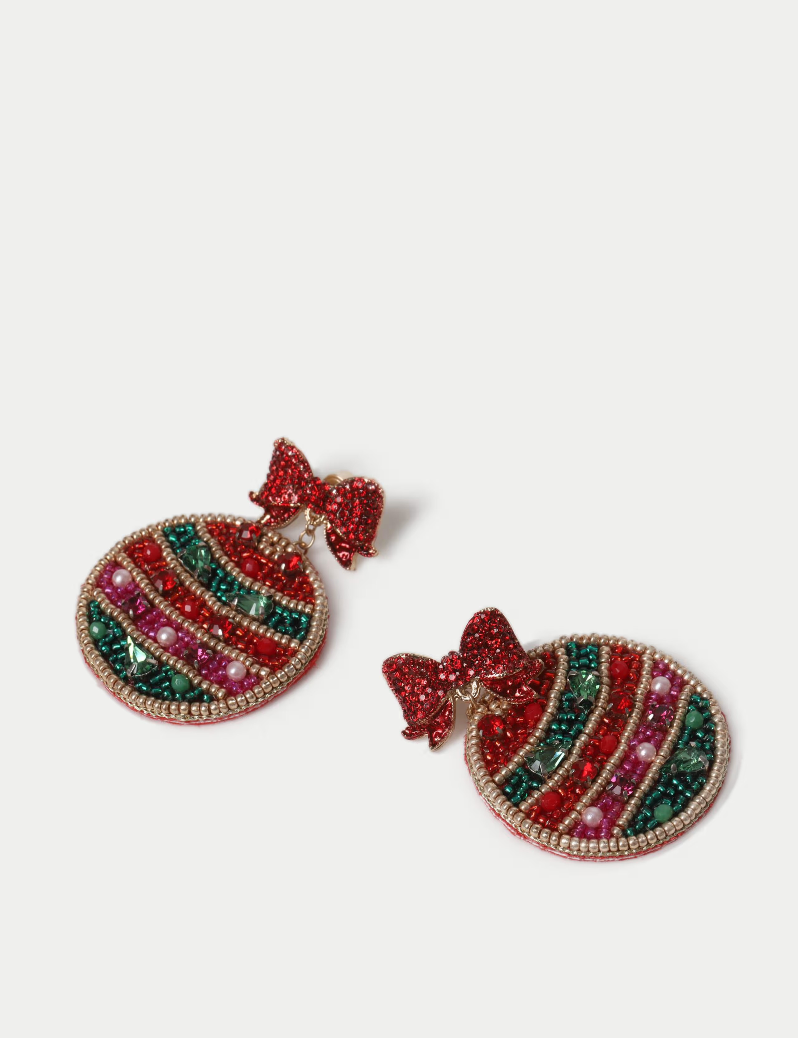 Bow Bauble Christmas Earrings | Marks & Spencer (UK)