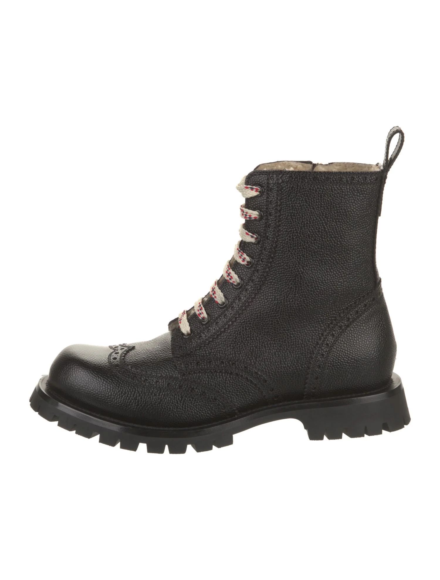 Leather Combat Boots | The RealReal