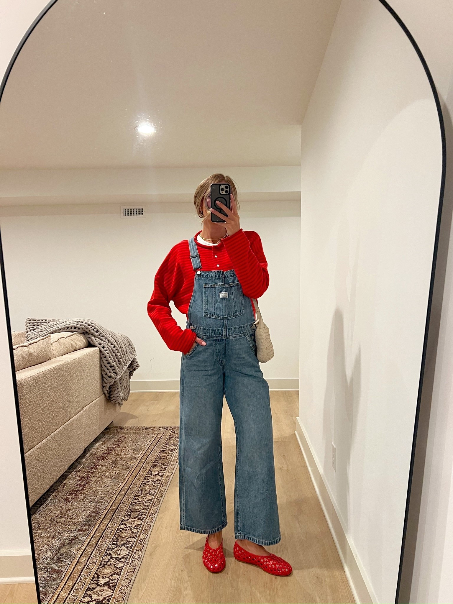 These overalls work for pregnancy and not being pregnant! I love the loose fit for comfort. Wearing a medium in the sweater for pregnancy.

#LTKTall #LTKBump #LTKTravel