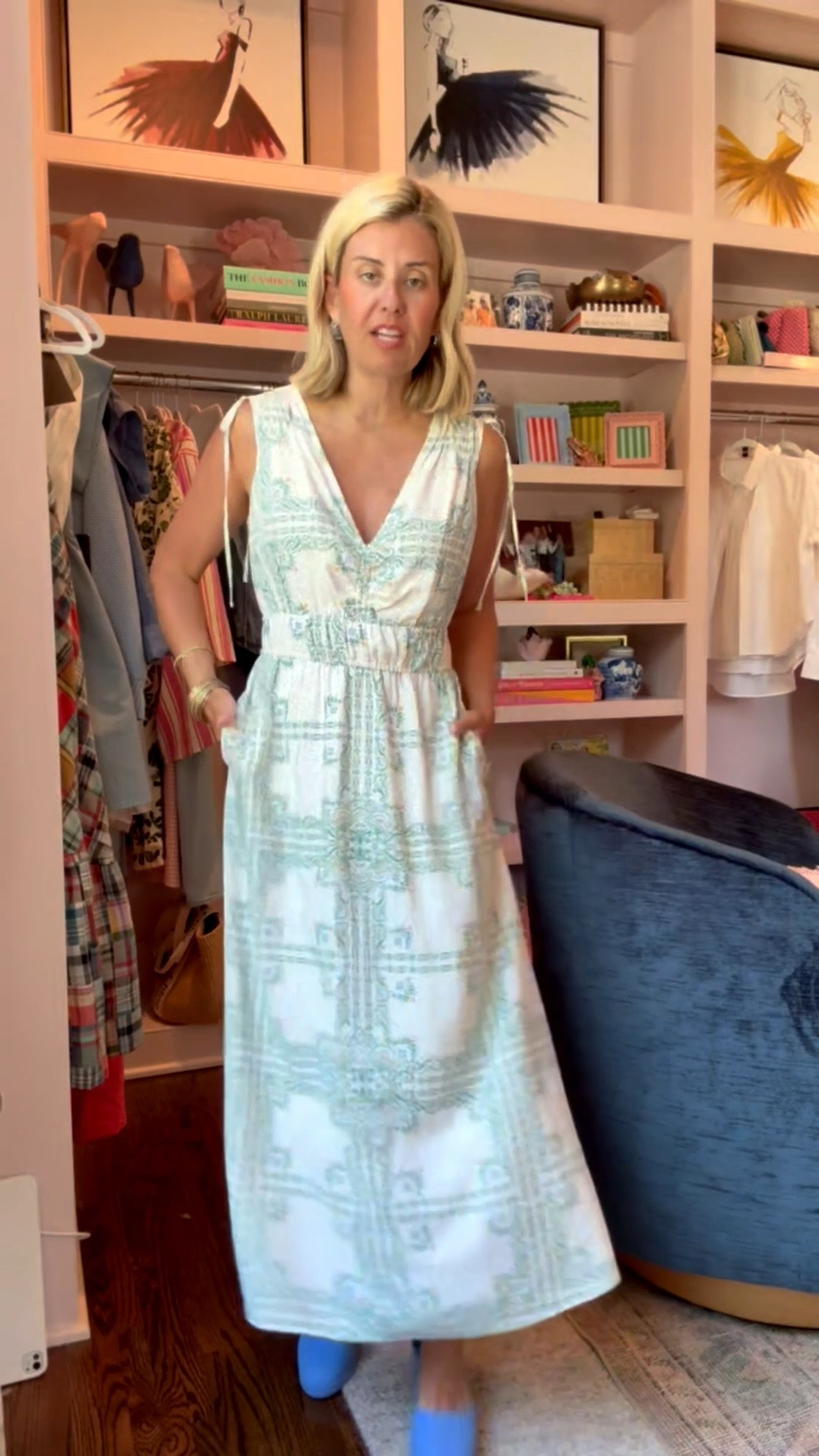 Tar-jay for the win!! This dress is beautiful and the fit & flow are so good. 
Dress - small (may try xs) 
Jacket - xs
Espadrille - 8 tts 

*code Catherine20 for 20% off my bracelets