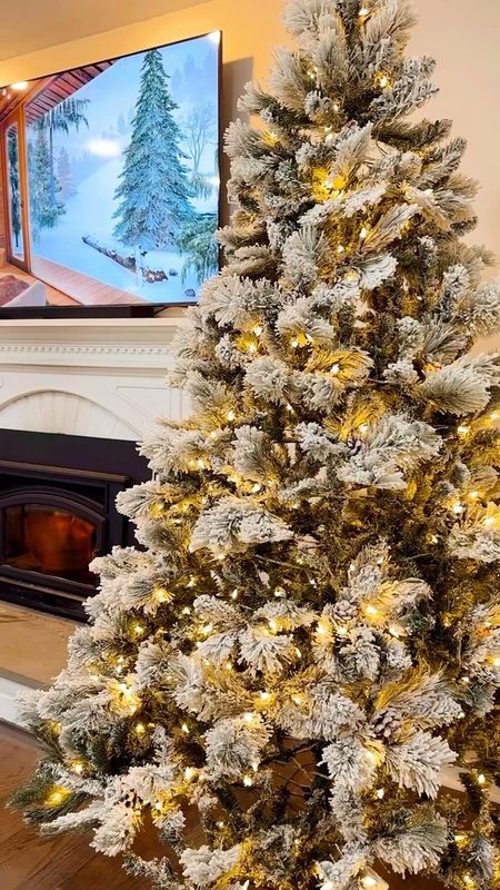 Christmas tree. 7.5’ flocked. Pre-lit tree. Home decor. Christmas decor. Holiday home finds. Affordable Christmas decor  

#LTKHoliday #LTKSeasonal #LTKhome