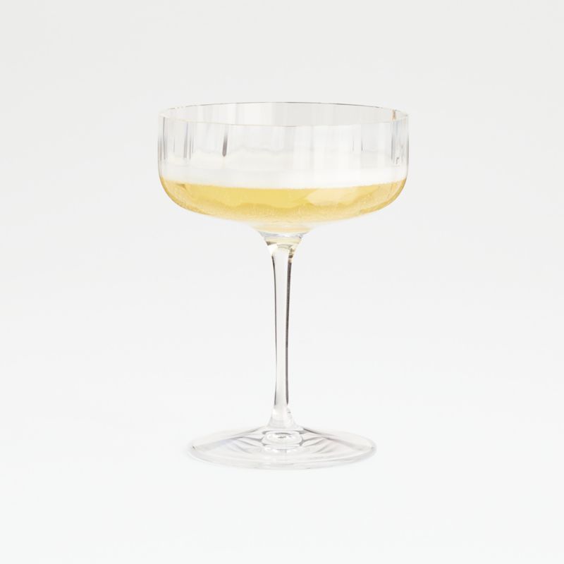 Moxie Optic 10-Oz. Coupe Glass + Reviews | Crate & Barrel | Crate & Barrel