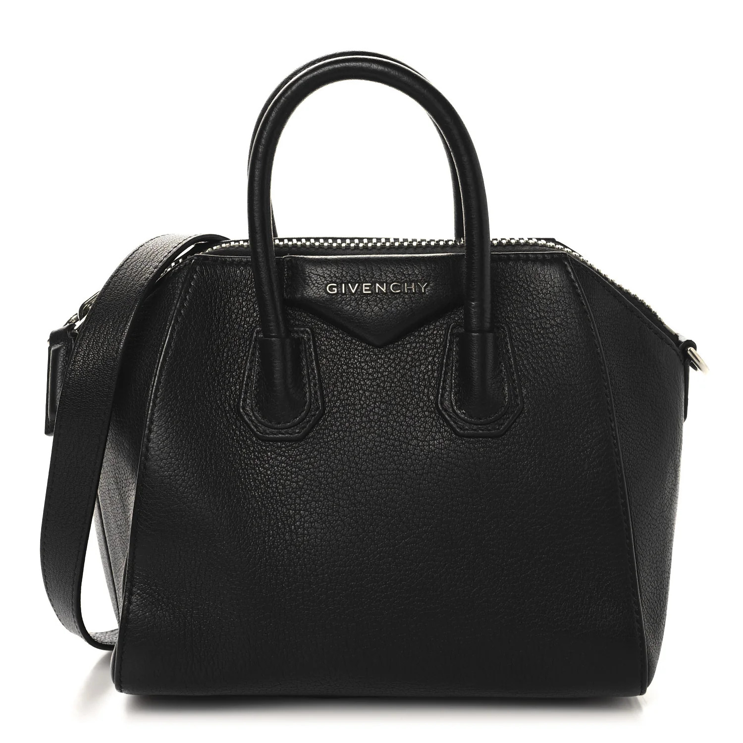 Sugar Goatskin Small Antigona Black | FASHIONPHILE (US)
