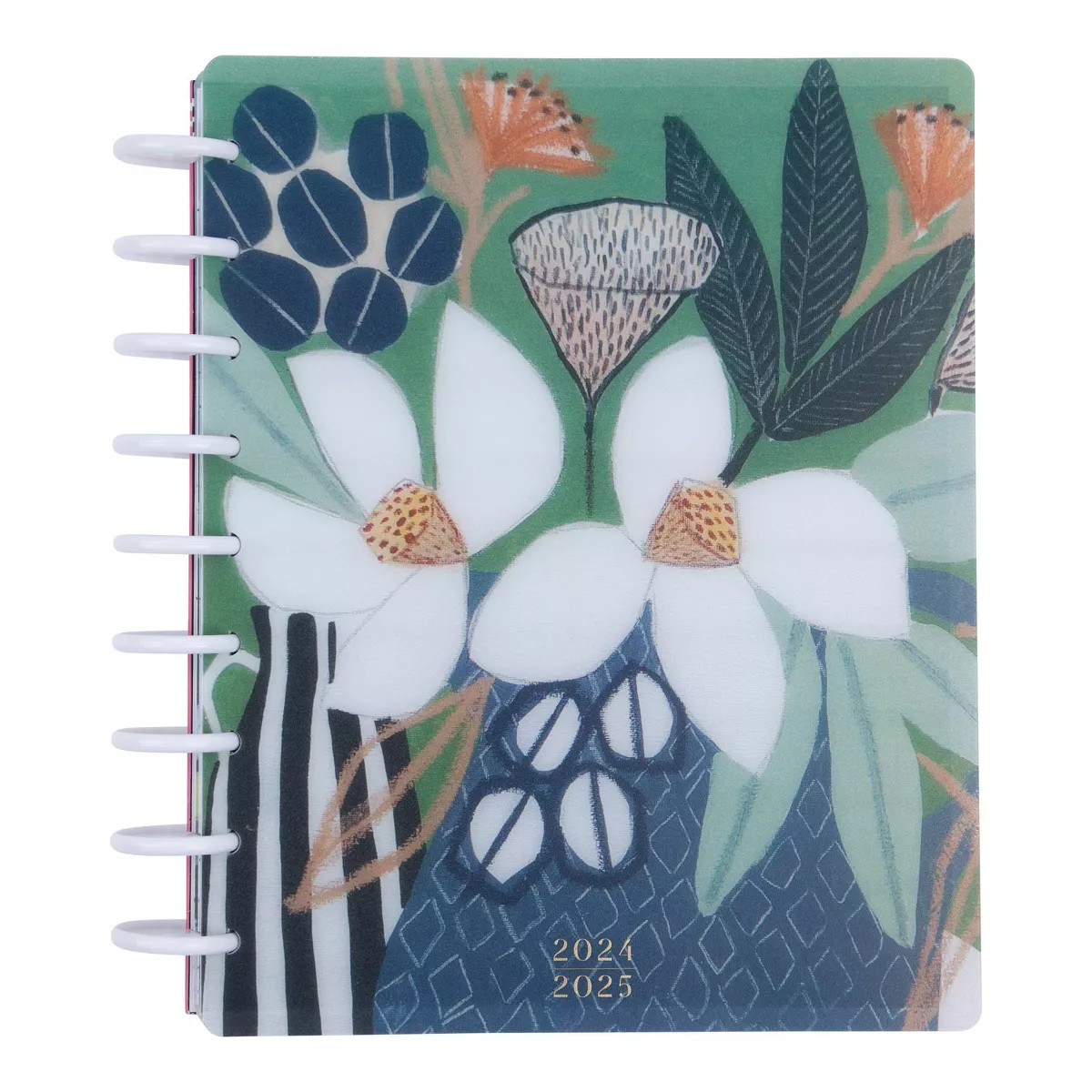 Happy Planner July 2024 - June 2025 Weekly/Monthly Planner 9.75"x8.75" Classic Vivid Blooms | Target