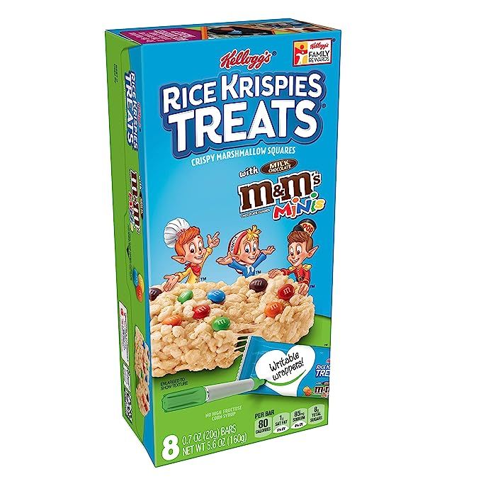 Rice Krispies Treats with Mini M&Ms, 5.6 oz | Amazon (US)