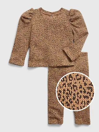 Baby Waffle-Knit Two-Piece Outfit Set | Gap (US)