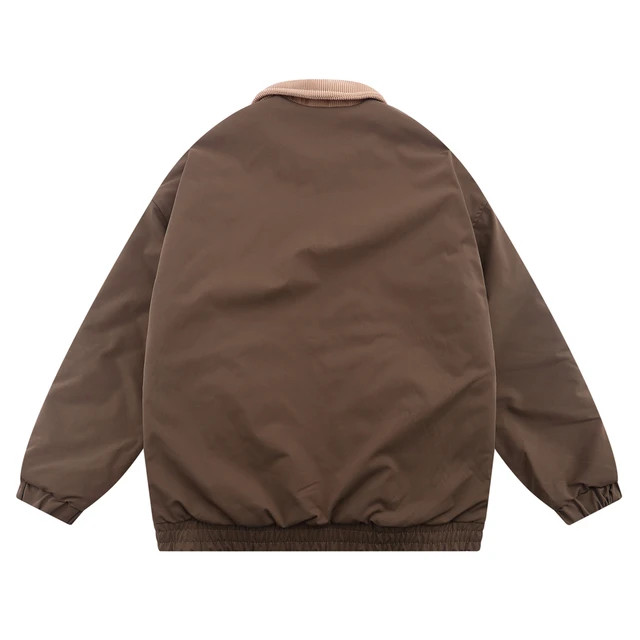 LACIBLE Fashion Vintage Zipper Jacket Coat Men Harajuku Vintage Embroidered Polo Jacket Casual Ba... | AliExpress (US)