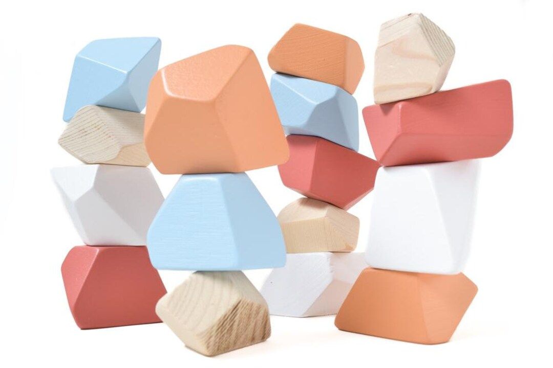 Rock Blocks Terra set of 16 Toys for Toddlers Montessori - Etsy | Etsy (US)