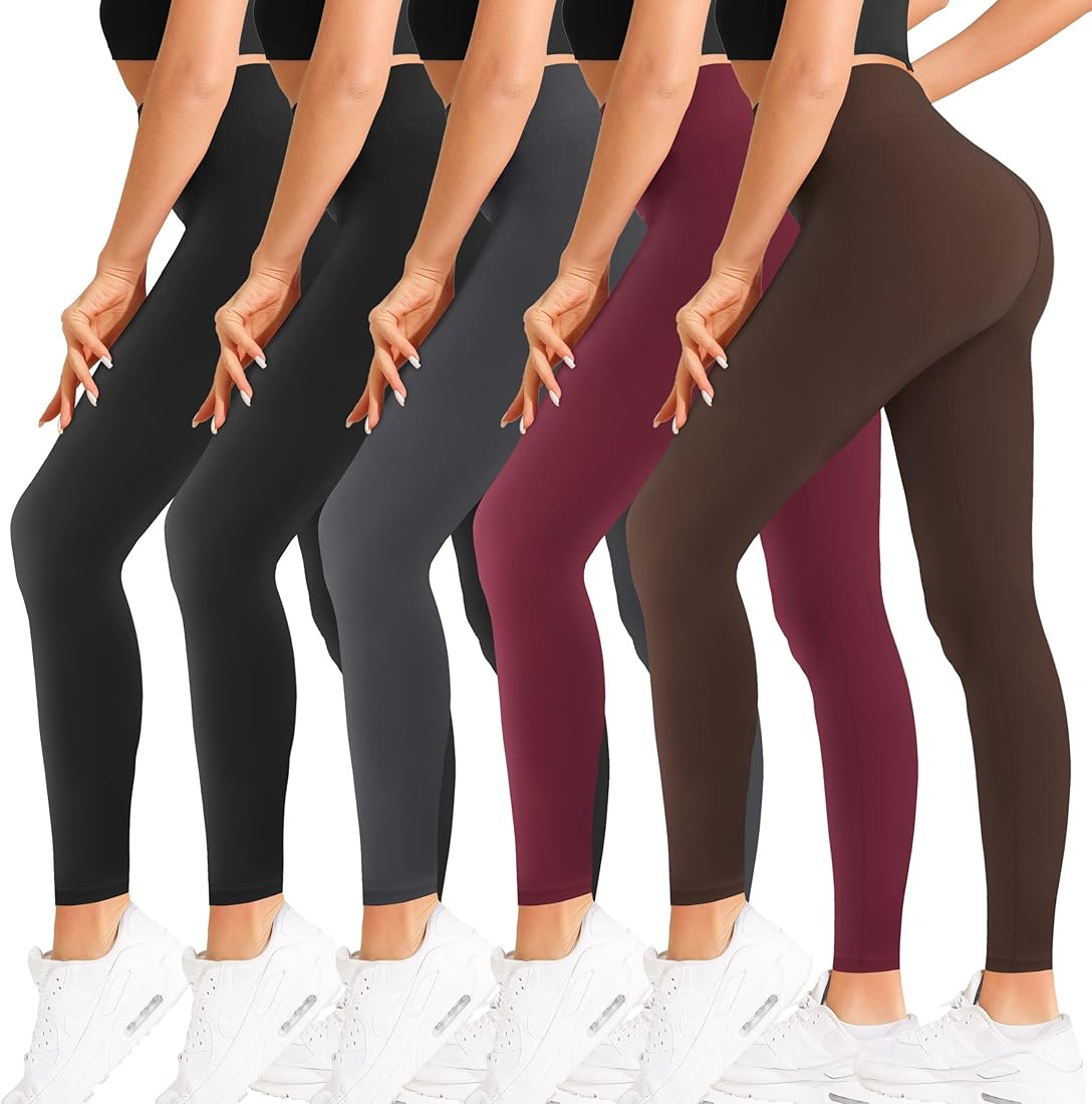 Natural Feelings Buttercloud High Waisted Leggings for Women Ultra Soft Stretch Opaque Slim Yoga ... | Amazon (CA)