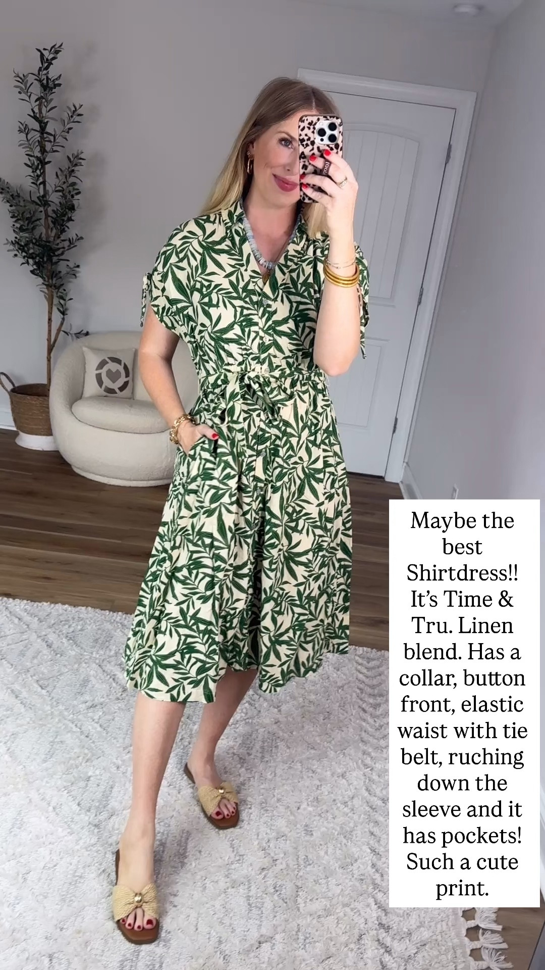 Walmart try on, time and tru midi dress

#LTKootd