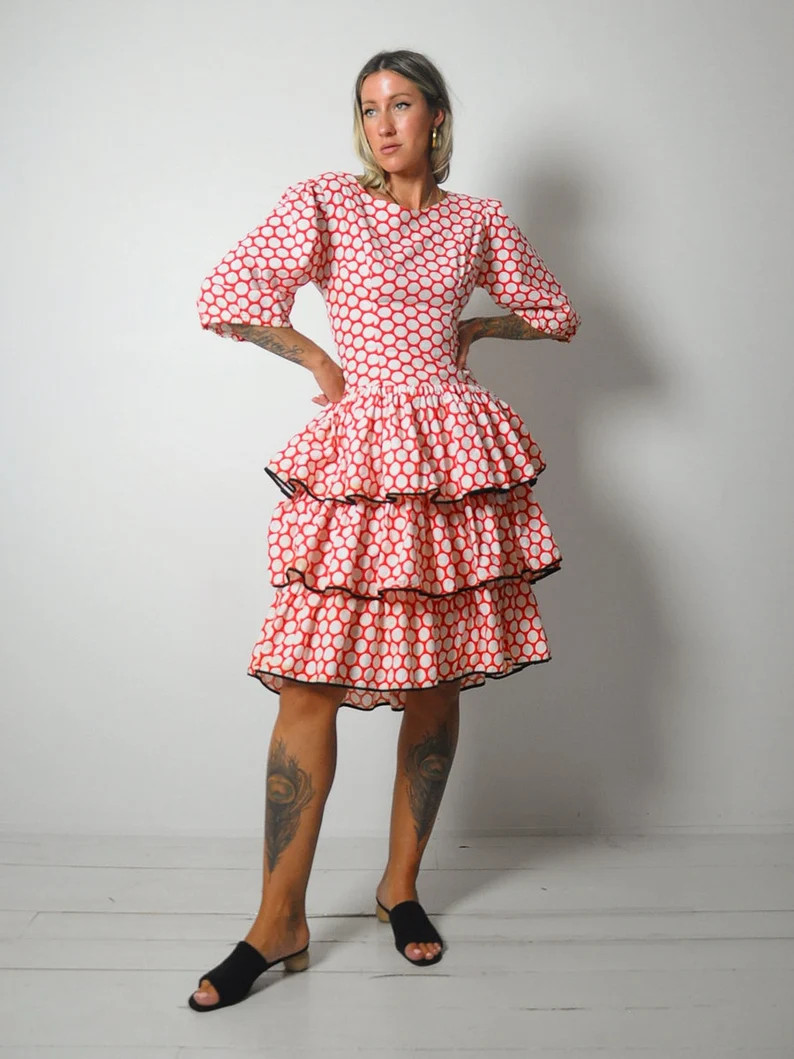 1960's Lucy Polka Dot Dress | Etsy (Global)