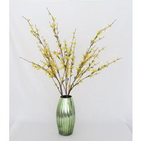 Forsythia, Set Of Three Stems, Yellow Faux Flowers, Spring Forsythia Small Florals, Home Decor, Flor | Etsy (US)