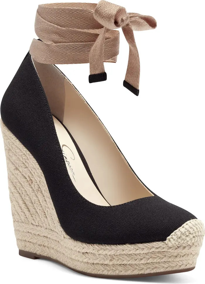 Zexie Ankle Tie Espadrille Wedge (Women) | Nordstrom