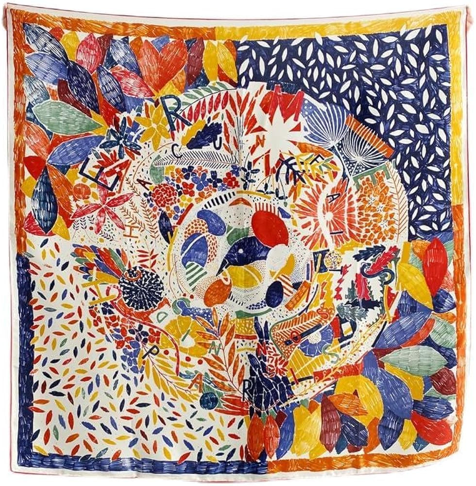 100% Pure Mulberry Silk Scarf 43”*43” Large Square Lightweight Headscarf Women’s Hair Wraps... | Amazon (US)