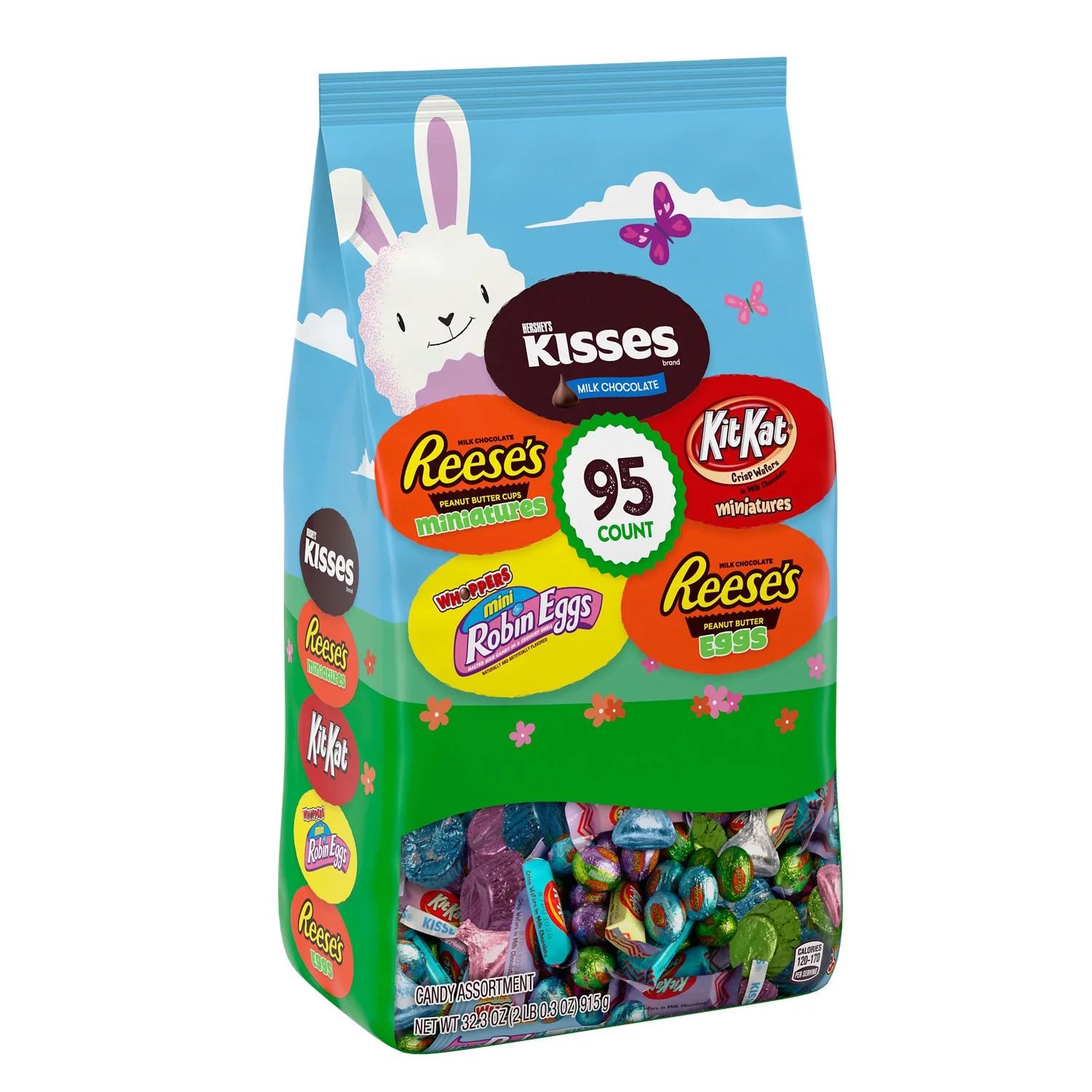 Hershey, Chocolate Assortment Treats, Easter Candy, 32.3 oz, Bulk Variety Bag (95 Pieces) | Walmart (US)