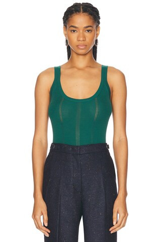 Gabriela Hearst Lucy Tank in Green | FWRD 
