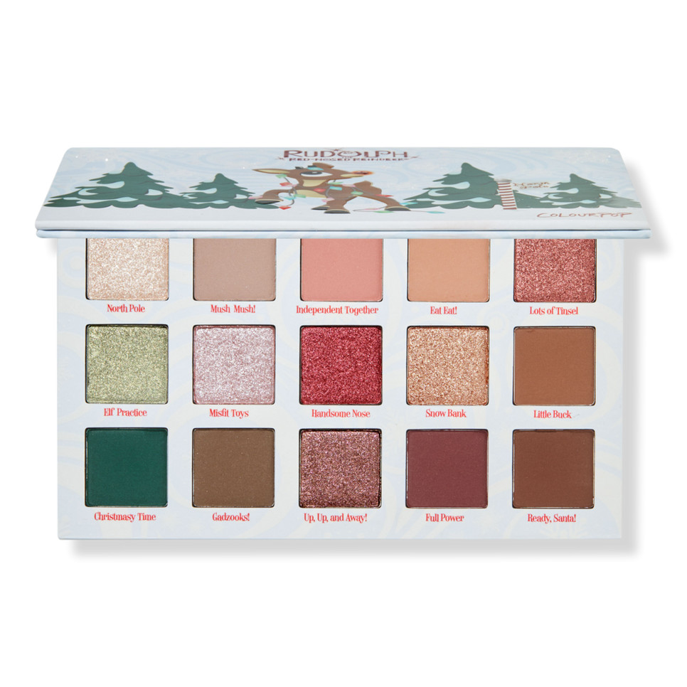 ColourPop x Rudolph the Red-Nosed Reindeer Pressed Powder Palette | Ulta