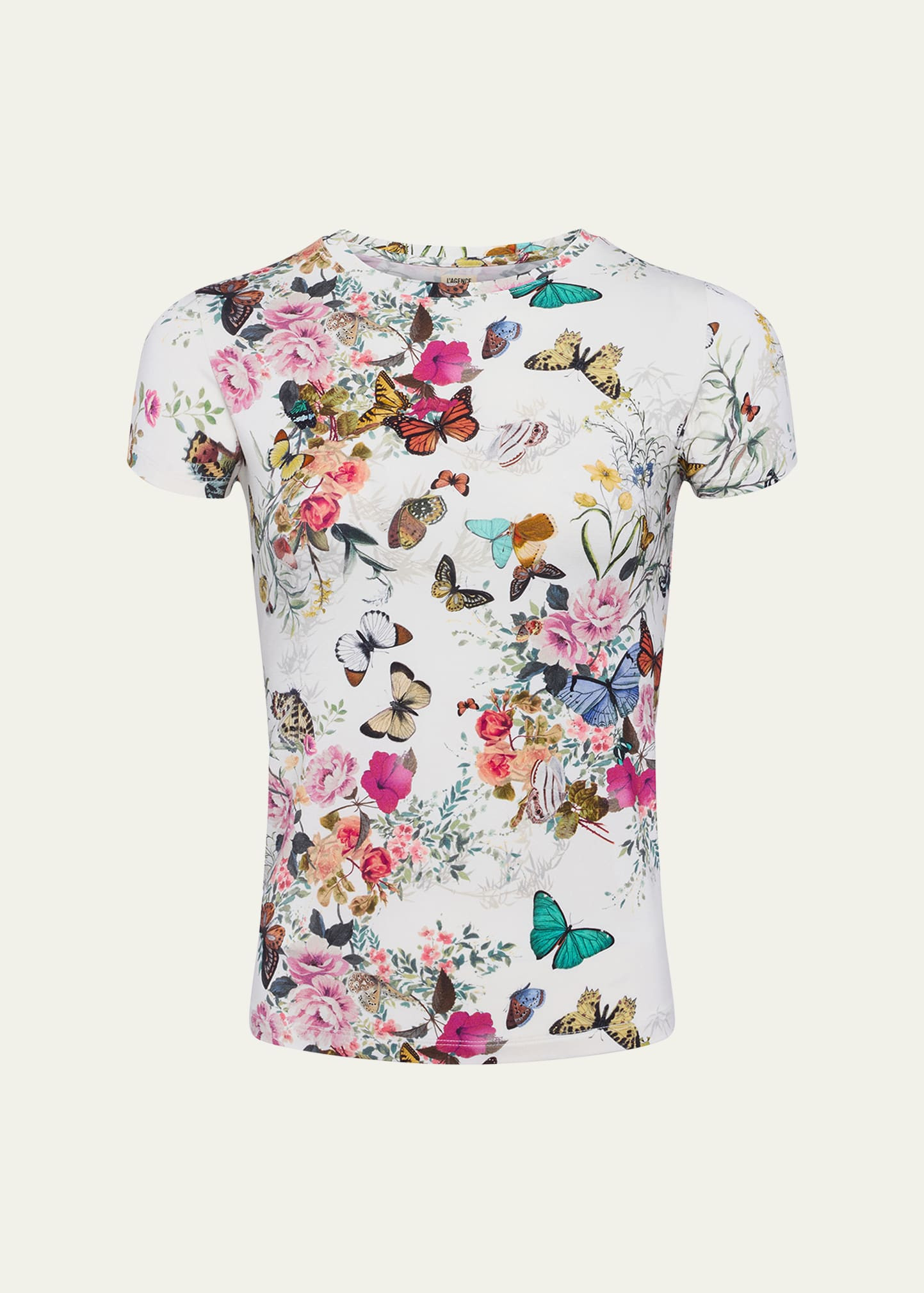 L'Agence Ressi Short-Sleeve Charonda Tee | Bergdorf Goodman