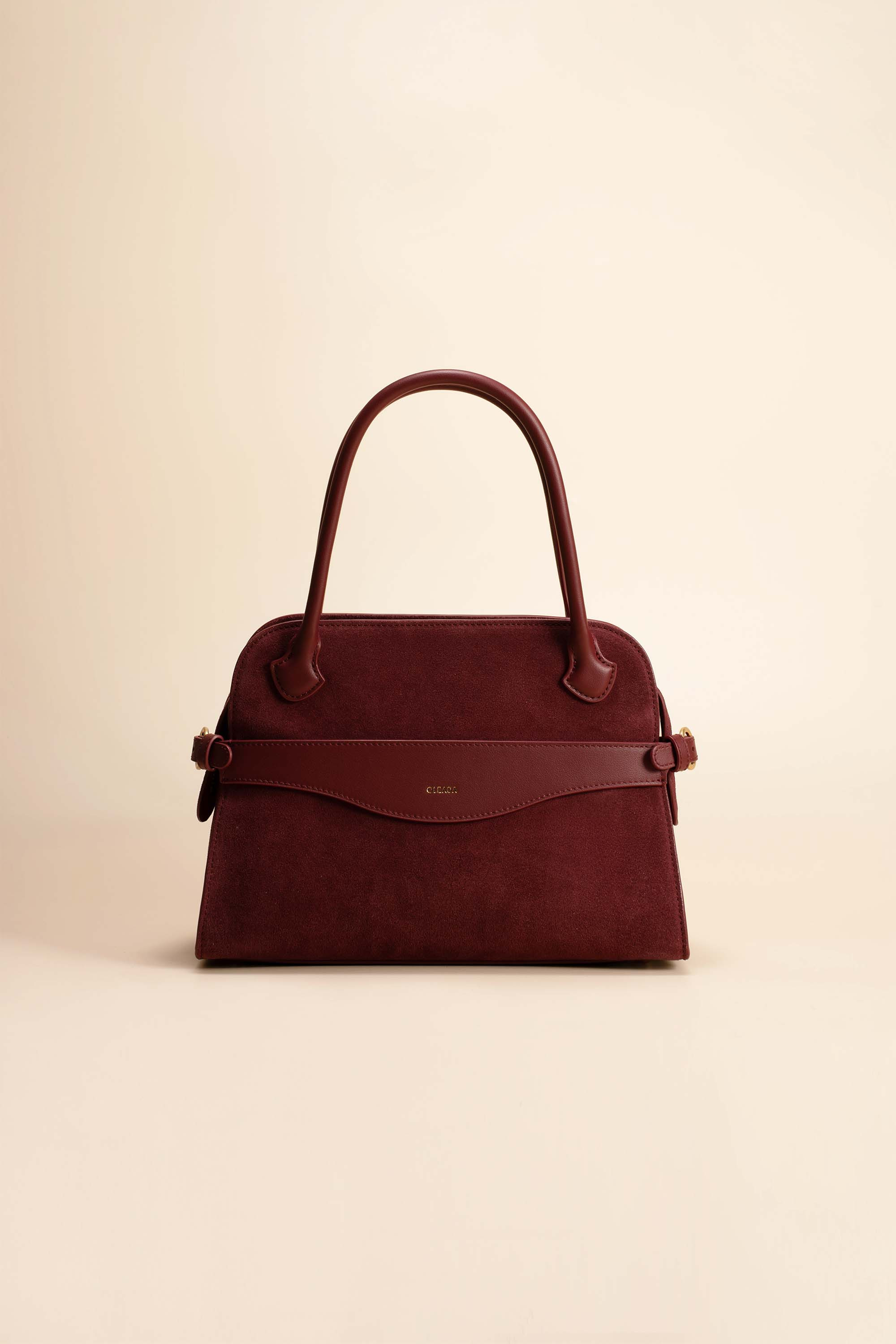 Shop Mini Coast Portfolio Satchel - OLEADA: Luxurious Suede Work Bag for Woman | OLEADA