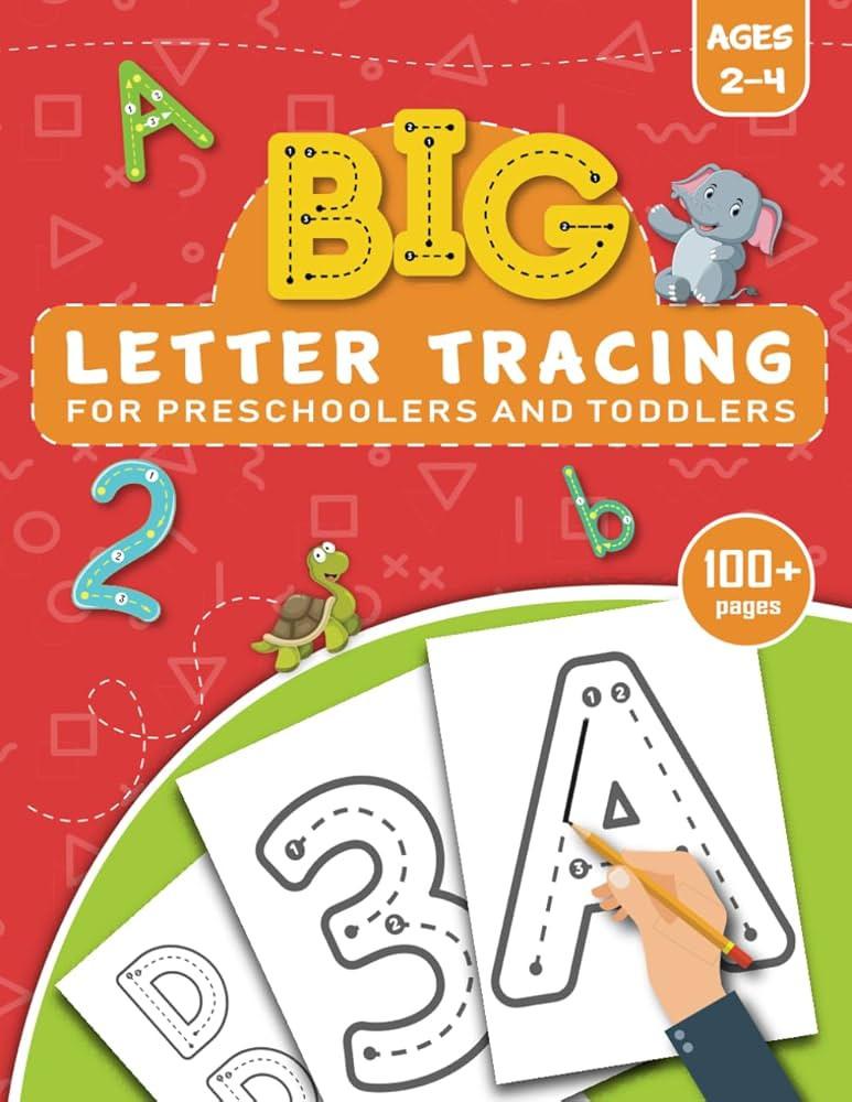 BIG Letter Tracing for Preschoolers and Toddlers ages 2-4: Homeschool Preschool Learning Activiti... | Amazon (US)