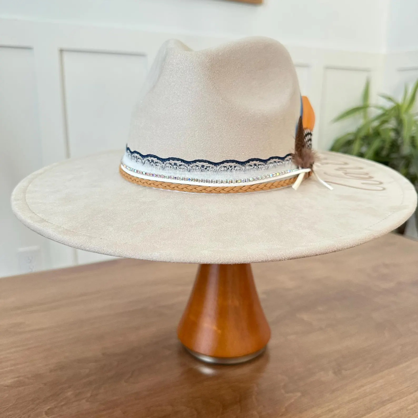 War Eagle Auburn Hat | Hand Burned Wide Brim Vegan Suede Hat | Auburn Fan Gift | Gameday Hat | Cu... | Etsy (Global)