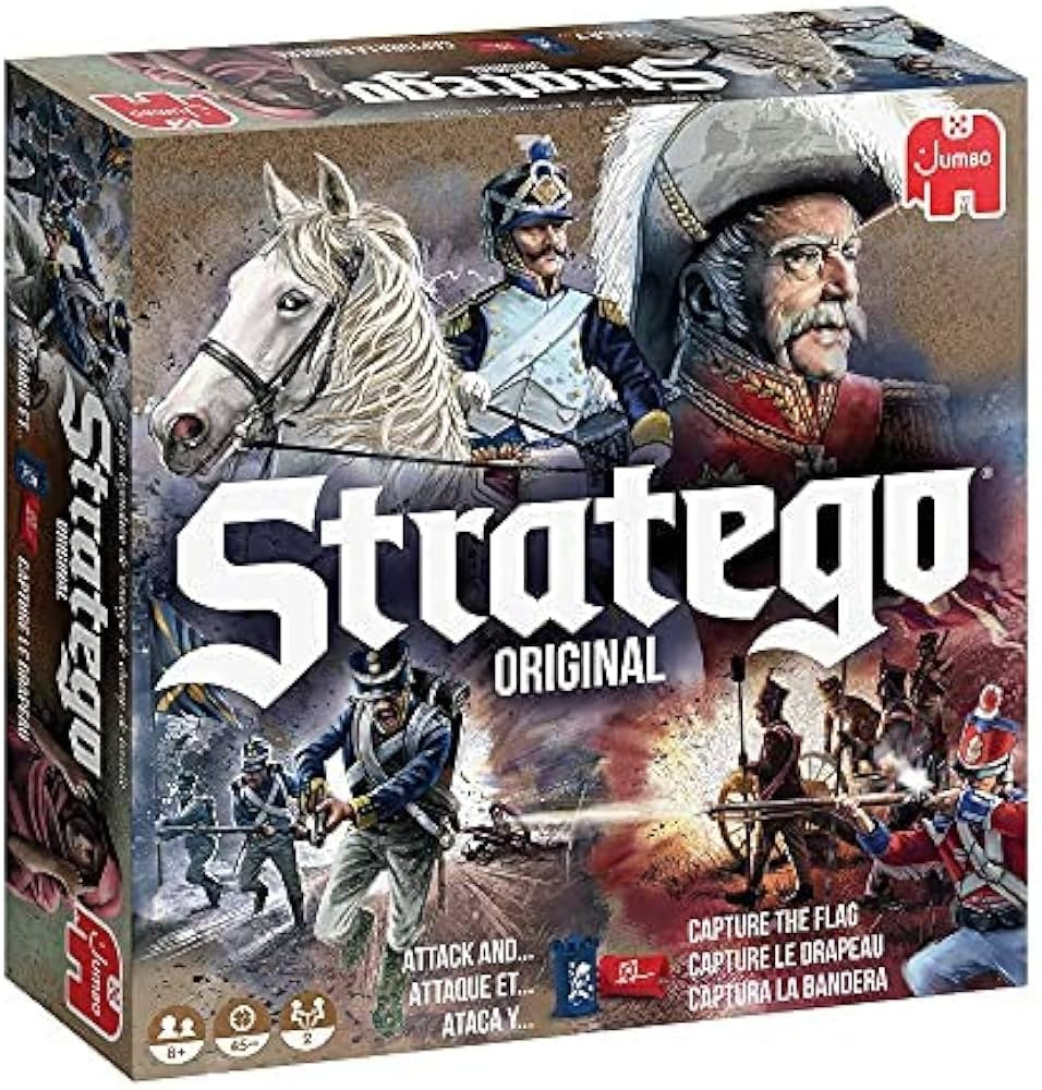 Jumbo, Stratego - Original, Strategy Board Game, 2 Players, Ages 8 Year Plus | Amazon (US)