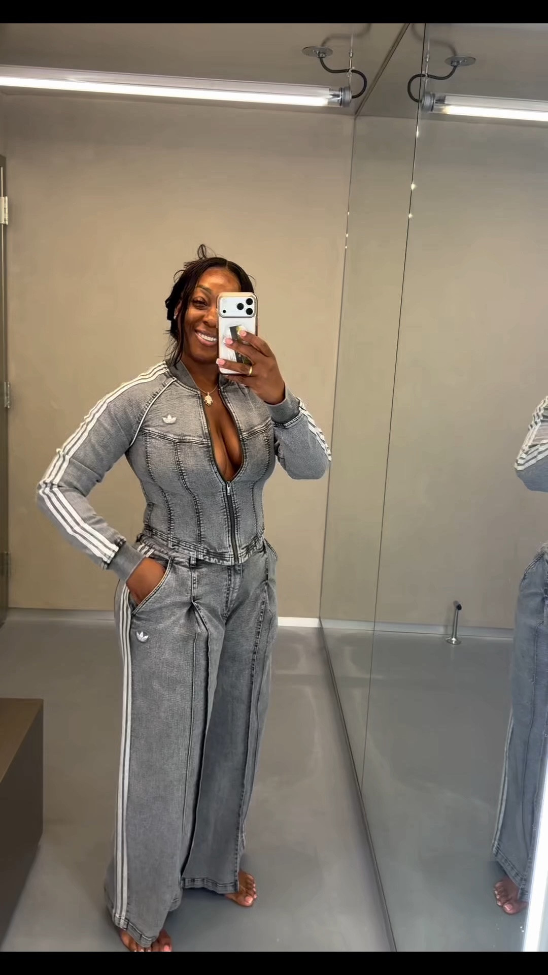 Loving this denim set omg 🔥
Top medium 
Bottom 32

#LTKgrwm #LTKU #LTKootd