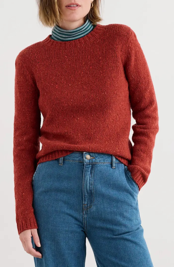 Seasalt Cornwall Dawson Pick Merino Wool Blend Crewneck Sweater | Nordstrom | Nordstrom