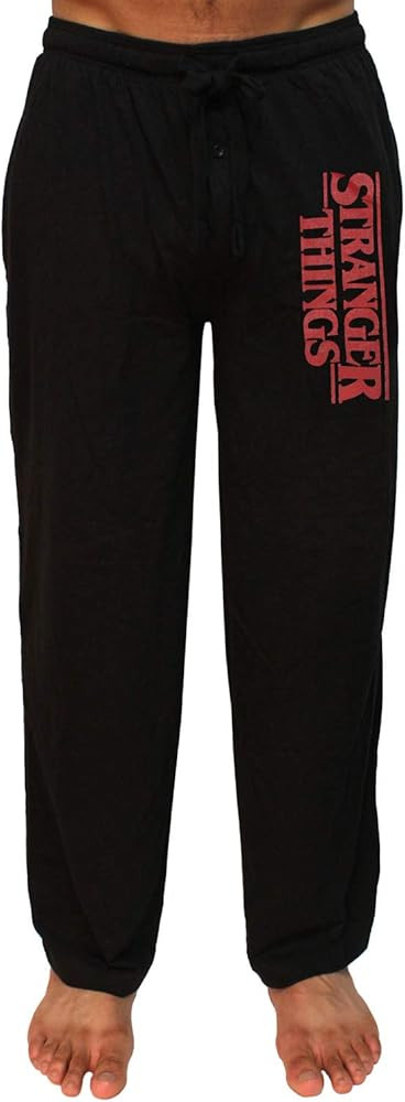 Stranger Things Men's TV Show Original Logo Adult Loungewear Pajama Pants | Amazon (US)