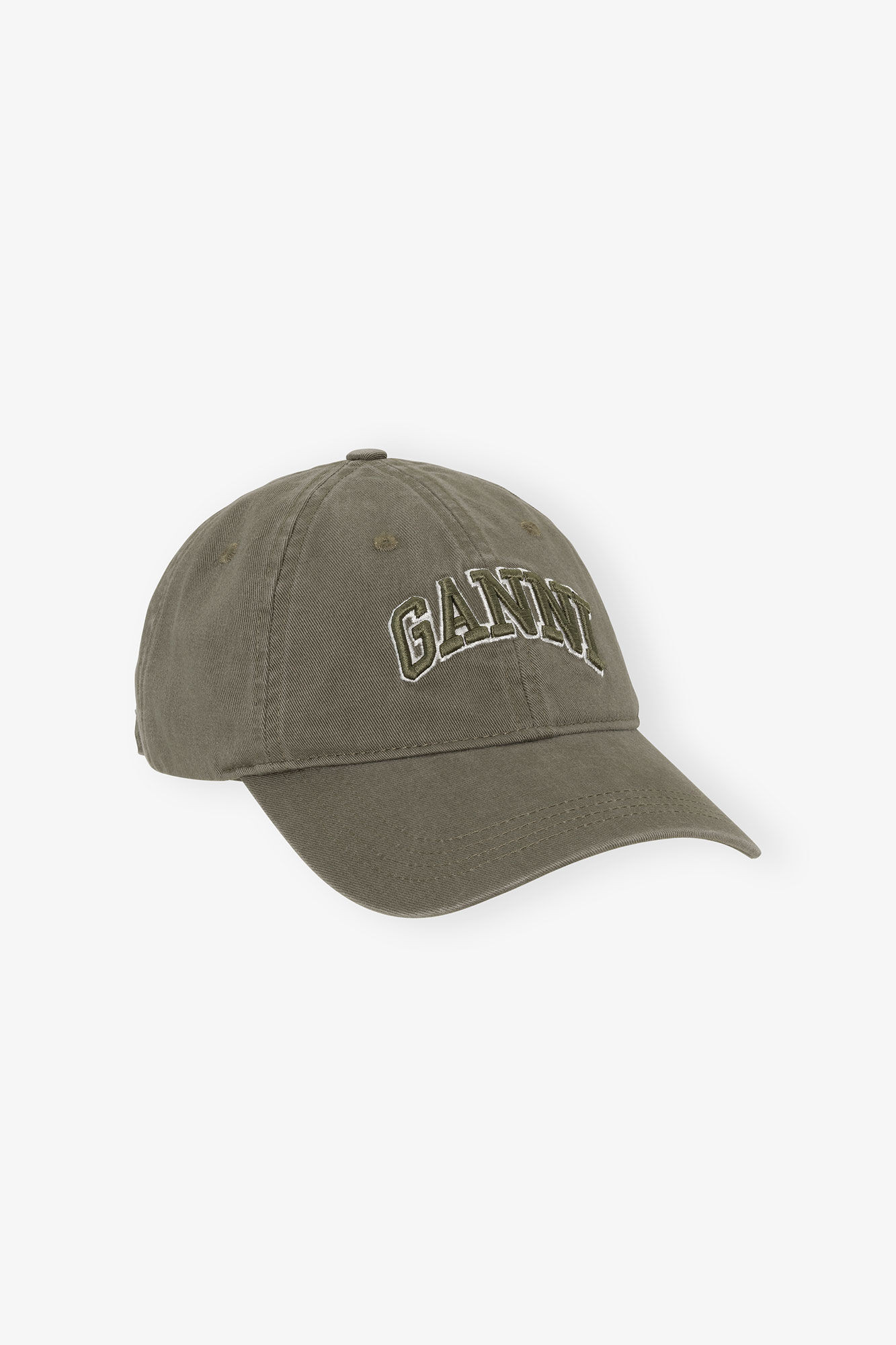 Green Canvas Cap | Ganni