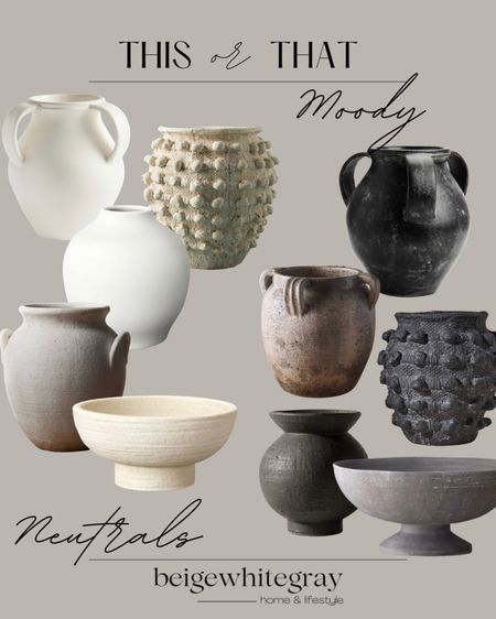 Of your like me you love vases and bowls for your home decor and to refresh your space!! I’m all about both neutrals and moody when it comes to my accessories like vases and bowls! 

#LTKstyletip #LTKSeasonal #LTKhome