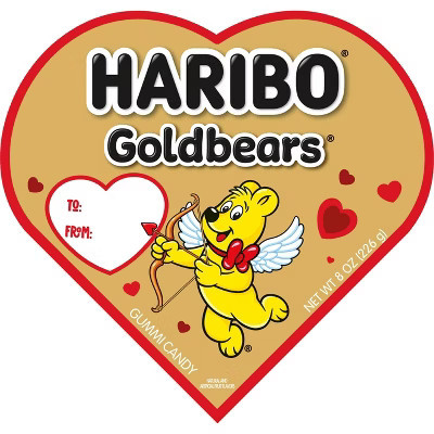 Haribo Valentine's Gummy Candy Heart Box Candy - 8oz | Target