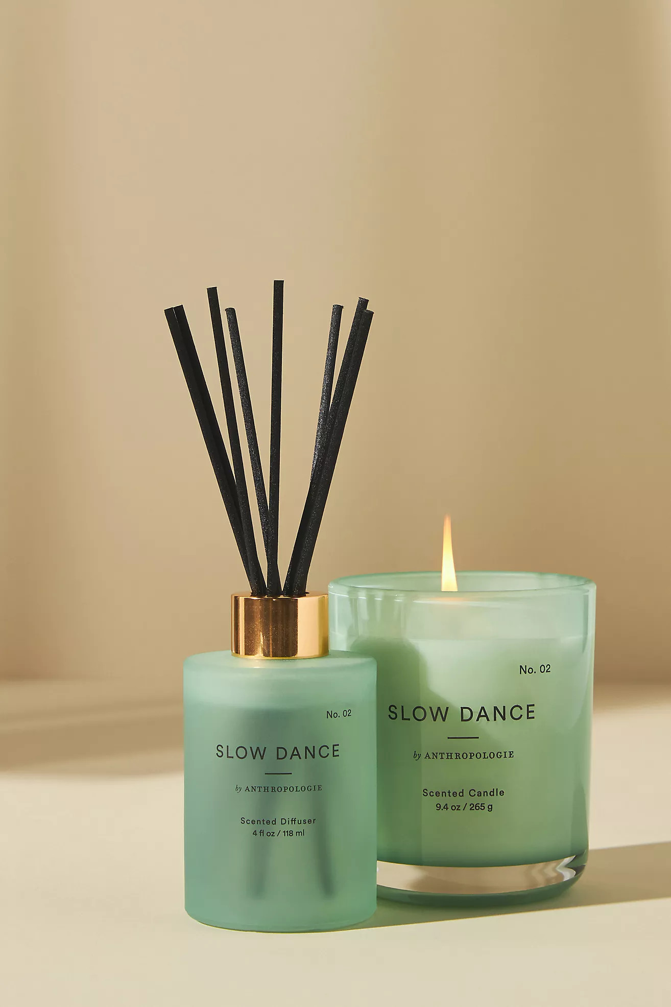 Nostlagia Fresh "Slow Dance" Glass Candle | Anthropologie (US)