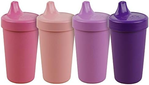 RE-PLAY 4pk - 10 oz. No Spill Sippy Cups for Baby, Toddler, and Child Feeding in Bright Pink, Blush, | Amazon (US)