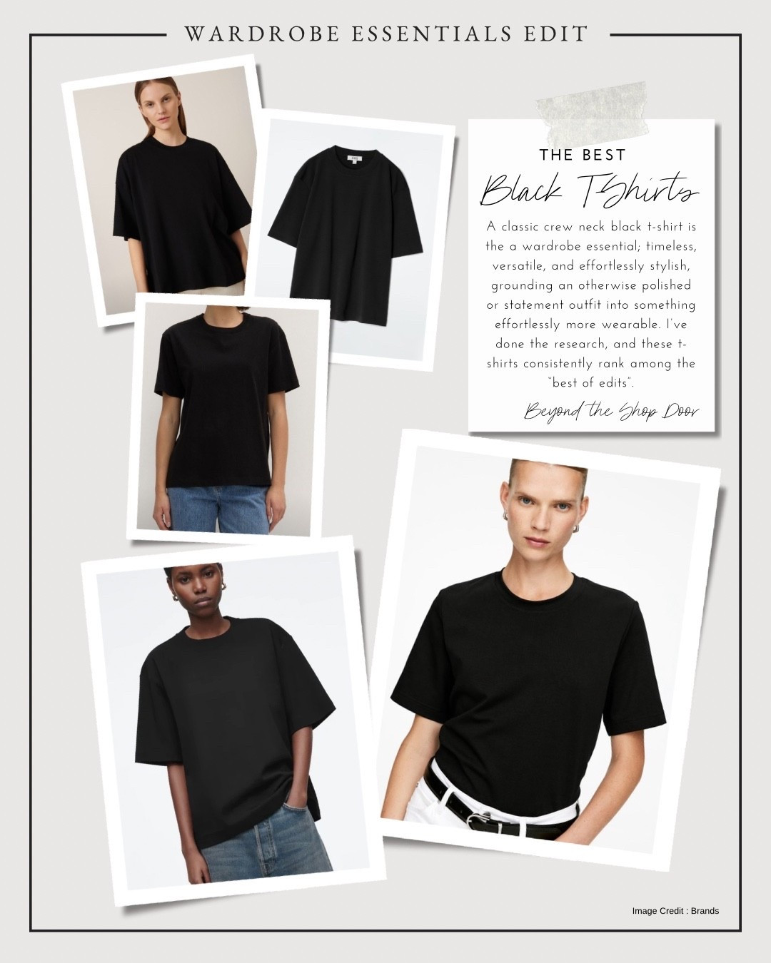 The Best Black T-Shirts for a Minimalist Style - Wardrobe Essentials Edit.

A classic crew neck black t-shirt is the a wardrobe essential; timeless, versatile, and effortlessly stylish, grounding an otherwise polished or statement outfit into something effortlessly more wearable. 

I’ve done the research, and these t-shirts consistently rank among the “best of edits”.

#LTKStyleTip #LTKSeasonal #LTKOver40