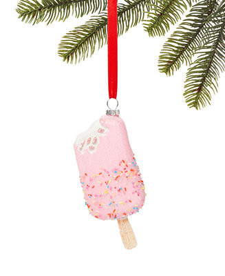 Holiday Lane Sweet Tooth Pink Sprinkle Ice Cream Bar Ornament, Exclusively at Macy's - Macy's | Macy's