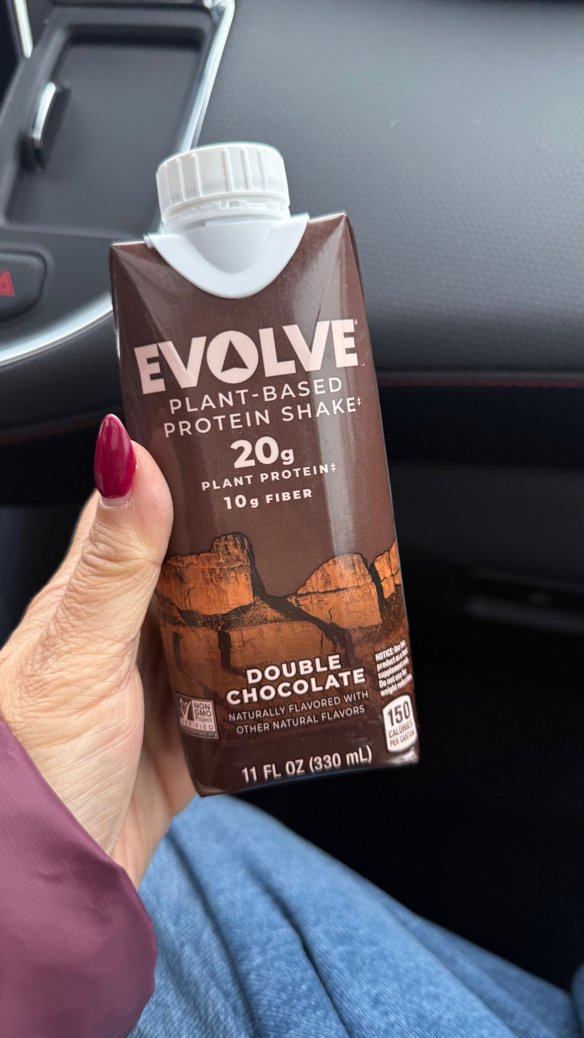 New fave ready-made plant-based protein shake with 20g of protein AND 10g fiber! Great chocolate taste and zero aftertaste!!! Also it has very clean ingredients compared to every other one on the market! Comes in other flavors too! 

#LTKFindsUnder50 #LTKOver40 #LTKActive