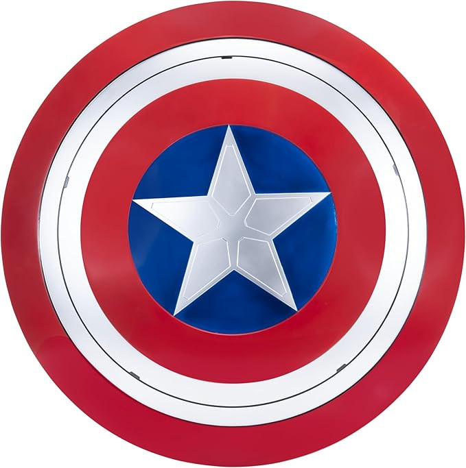 MARVEL Captain America Official Costume Accessory - Plastic Shield with Elastic Handles | Amazon (US)