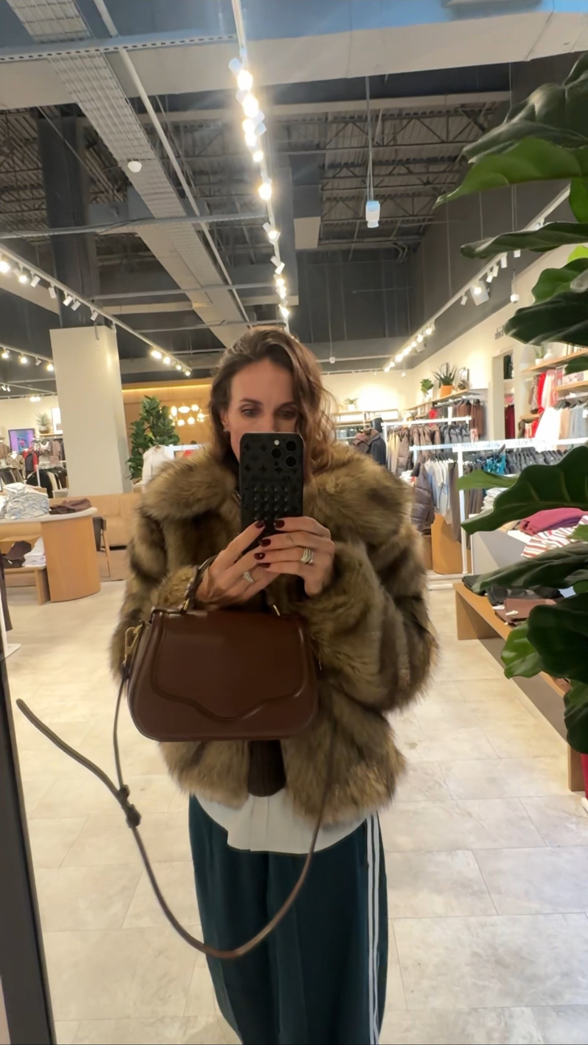 This faux fur from Abercrombie is 25% off 
Wearing a small