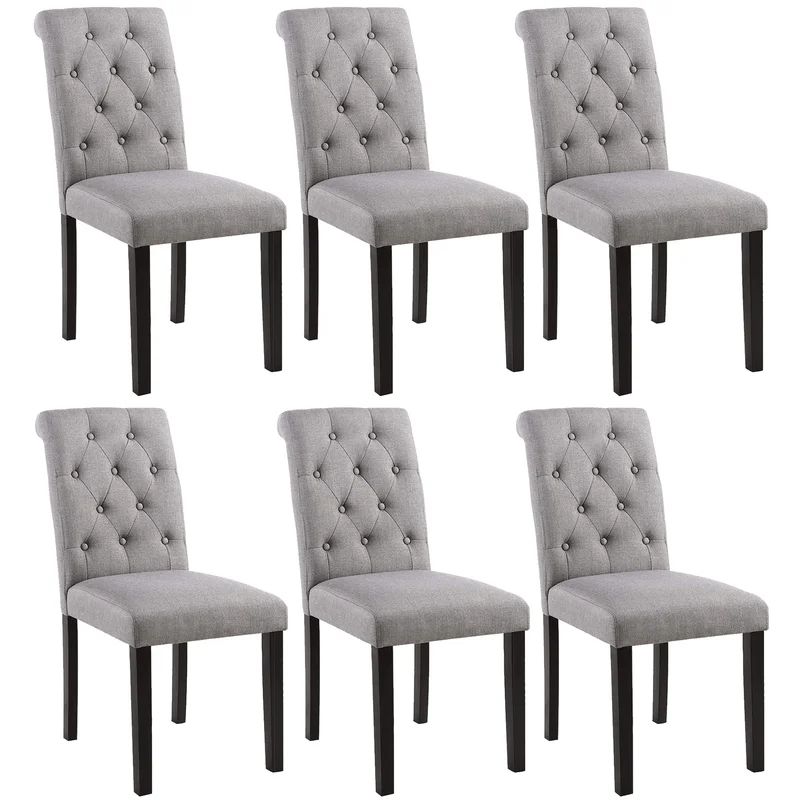Kallol Tufted Fabric Parsons Chair | Wayfair North America